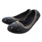  Tory Burch TORY BURCH балетки 6M туфли-лодочки Logo кожа натуральная кожа темно-синий темный темно-синий /AE #WY женский 