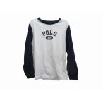  Polo Ralph Lauren POLO RALPH LAUREN ребенок одежда футболка с длинным рукавом белый темно-синий 120 Kids 