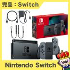 Switch スイッチ 任天堂 本体 ジョイコン 最新モデル 付属品完備 グレー 中古