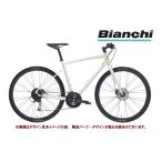 2025 BIANCHI ビアンキ C・SPORT 2 Cスポーツ2 ホワイトサンド/メタルロゴ 3×8SPEED 油圧ディスク クロスバイク