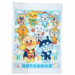 キッズ タオルケット お昼寝ケット アンパンマン ブルー バンダイ 約85×115cm 子供用夏寝具