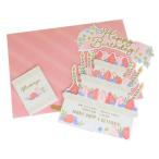  соты кекс день рождения поздравительная открытка раунд APJ день рождения карта конверт имеется сообщение карта 