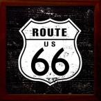 カフェ インテリア SIGN FRAME サインフレーム Route 66 美工社 22×22×2cm