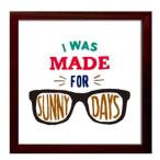 SIGN FRAME カフェ インテリア Sunny Days サインフレーム 美工社 22×22×2cm 額装品