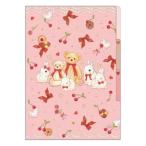 A4 прозрачный файл 3 карман карман файл ......... плюшевый мишка Crows булавка 