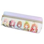 筆箱 2ルーム ペンポーチ 五等分の花嫁 ストライプ クラックス ペンケース アニメキャラクター 爆買