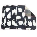  покрывало на колени одеяло двусторонний покрывало kisa кошка темный серый f линзы Hill 