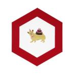  сообщение карта DOG'S Party! поздравительная открытка ROKKAKU CARD Corgi .. Futaba . покупка 