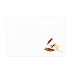 POSTCARD сообщение карта BIRD'S WORK 1 листов ввод ROKKAKU животное серии STAMP Futaba . вдавлено .. покупка 