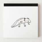 u-pa- LOOPER квадратное память блокнот для заметок Animal Series зеленый flash животное 4 рисунок 100 листов 