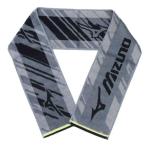 マフラータオル ジャガードスリムロングタオル ミズノ GRAY 林タオル