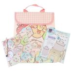 ガジェットマルチポーチ タブレットケース 3点セット Lサイズ すみっコぐらし サンエックス ベージュ アイプランニング パソコンケース