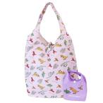 Yahoo! Yahoo!ショッピング(ヤフー ショッピング)エコバッグ 折りたたみショッピングバッグ ジュラシックワールド パープル ケイカンパニー 恐竜