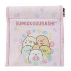 Yahoo! Yahoo!ショッピング(ヤフー ショッピング)ミニポーチ パカッとポーチ ネオプレーン すみっコぐらし ピンク サンエックス ケイカンパニー 小物入れ