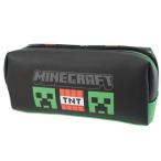 Wファスナー BOX ポーチ 筆箱 マインクラフト Minecraft クリーパー 新入学 マイクラ ケイカンパニー ペンケース 爆買