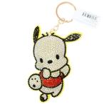  брелок для ключа стразы эмблема Pochacco Sanrio Kei Company подарок 