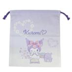  сумка мешочек M лиловый черный mi Sanrio maru yosi