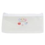 筆箱 クリアフラット ペンケース フェイス 新入学 BT21 LINE FRIENDS カミオジャパン ペンポーチ 爆買