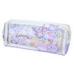  авторучка сумка прозрачный twin застежка-молния пенал черный mika Mio Japan Sanrio 