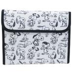 母子手帳ケース ジャバラ マルチケース ピーナッツ スヌーピー スケッチ クーザ 22.5×17.5×1.5cm ママ 雑貨 キャラクター