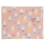 Yahoo! Yahoo!ショッピング(ヤフー ショッピング)フラット ビッグ ポーチ クリアマルチケース LL オータムカラー ピンク ミッフィー ディックブルーナ マリモクラフト 小物入れ かわいい 絵本キャラクター