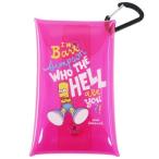 Yahoo! Yahoo!ショッピング(ヤフー ショッピング)カラビナ付き クリア マルチケース S ミニポーチ シンプソンズ PINKバート マリモクラフト The Simpsons 6×11cm