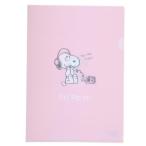  Snoopy прозрачный папка -Todays Snoopy A4 прозрачный файл PK Peanuts Мали mo craft 