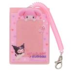  рама чехол для пропуска чехол для проездного билета My Melody My Melody & черный mi Sanrio Мали mo craft IC футляр для карточек коллекционные карточки кейс ...