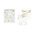 2027 Calendar орнамент & настольный кольцо календарь 2027 год маленький 2way трава каталог растения ske Jules вписывание Intell 