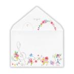  конверт письмо накладка для конверт flawa Lee музыка 2 Япония отверстие Mark письмо модный 