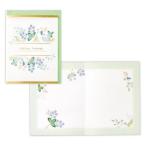  поздравительная открытка спасибо APETbotanikaru* зеленый Япония отверстие Mark солнечный кий карта 