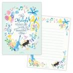  бумага для писем письмо накладка relax мелодия Япония отверстие Mark письмо 