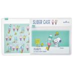  Flat сумка ползун кейс SN комплект HJ лёд зеленый Snoopy Peanuts Япония отверстие Mark бардачок 