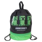 プールバッグ ボンサックビーチバッグ 2層 マインクラフト Minecraft ブラック ニシオ