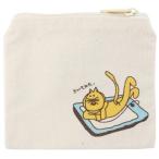 Yahoo! Yahoo!ショッピング(ヤフー ショッピング)フラットポーチ ヘタクソネコ ミニポーチ オクタニコーポレーション コスメポーチ 小物入れ かわいい