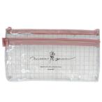 Yahoo! Yahoo!ショッピング(ヤフー ショッピング)フラット クリア ペンケース 筆箱 ミスユーローズ クーリア ペンポーチ 新学期準備文具 かわいい 小学生 中学生
