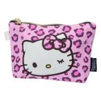  Hello Kitty cosme сумка леопардовая расцветка Hamp треугольник вставка сумка розовый Sanrio кролик 