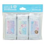 携帯用 除菌シート スイーツ ミニミニ ウェットティッシュ 3個セット 粧美堂 ノンアルコール 無香料 日本製 衛生雑貨