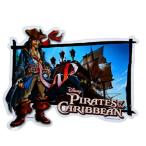 Yahoo! Yahoo!ショッピング(ヤフー ショッピング)映画雑貨 ジャックスパロウ イラスト ダイカットBIGステッカー パイレーツオブカリビアン3