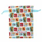 Yahoo! Yahoo!ショッピング(ヤフー ショッピング)巾着袋 トラベル きんちゃくポーチ リトルワンズパターン ブルー ムーミン 北欧