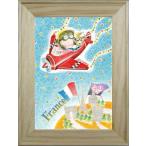 ポストカード額装 フレーム付きART サライマサコ MSP-07 イラストアート 取寄品 プレゼント 爆買