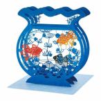  поздравительная открытка siyochiyuuJSP 50-4 цельный Laser cut карта summer Laser cut круглый аквариум Sanrio жара средний . видеть Mai .