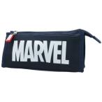 ペンポーチ サンカク ペンケース ネイビーブルー マーベル MARVEL サンスター文具 21.5×10×6cm 筆箱 爆買