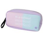 ニコプチスクール BOX ペンケース n☆p school 筆箱 Aパステル×シンプル柄 爆買