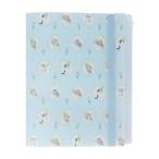  карман файл резинка есть прозрачный файл 5P+F 5 карман A4mof Sand mofusand голубой Sunstar канцелярские принадлежности 