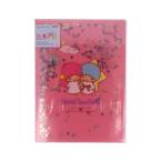  украшен блестками прозрачный файл A5W прозрачный папка - Little Twin Stars Sanrio Sunstar канцелярские принадлежности . покупка 