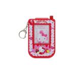  чехол для пропуска чехол для проездного билета Hello Kitty Sanrio Y2K whip декоративный элемент Sunstar канцелярские принадлежности IC футляр для карточек герой . покупка 