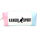 コスメポーチ KANGOL SPORT パステルトリコ 長角 ポーチ