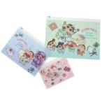 ファスナーケース 3Pセット 収納ジッパーケース クレヨンしんちゃん パジャマ ティーズファクトリー 小物入れ アニメキャラクター 爆買