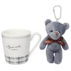 マグ&ベア マグカップ & ぬいぐるみ セット グレー ティーズファクトリー